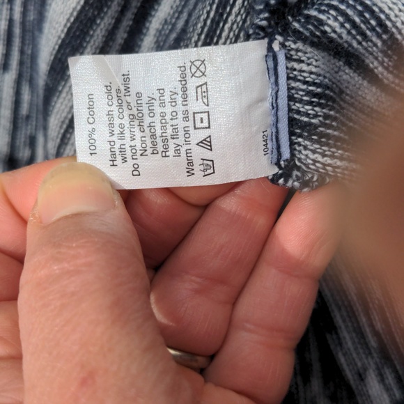 Madewell Marty Space Dyed Swing Style Tank Top - Picture 6 of 6